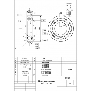 UKCC 40 ZZ (40x80x22) (CSK 40 PP) ΣΦΗΝΑ ΜΕΣΑ ΕΞΩ ΚΑΣΤΑΝΙΑ