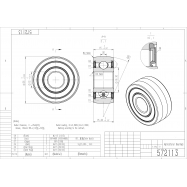 572113 B (12x35x15/15,4)(393480 SKF) ΡΟΥΛΕΜΑΝ
