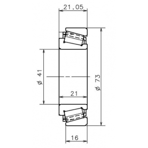 SNR EC 42217 S01 H206(U 01) (41x73x16/21) ΡΟΥΛΕΜΑΝ