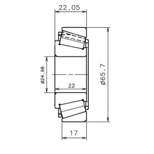 SNR EC 41457 H206 (25x65,7x22) ΡΟΥΛΕΜΑΝ