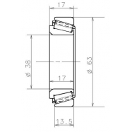 SNR EC 41025 H106 (38x63x18,7) ΡΟΥΛΕΜΑΝ