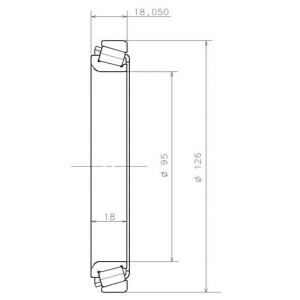 SNR EC 12606 S01 H106 (95x126x13/19) ΡΟΥΛΕΜΑΝ