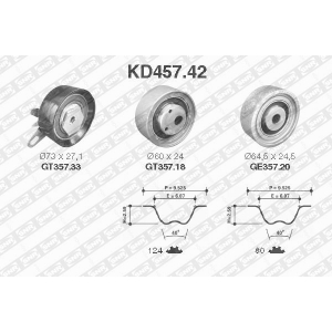 SNR KD 457.42 (GT 357.33, GE 357.20, GT 357.18 122 RHx 265H)