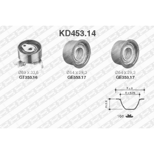SNR KD 453.14 (GT 353.16,GE 353.17 x2-168 STP8M240H)