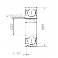 SNR AB 41386 (25x59x17,5) RS (AB 41376) ΡΟΥΛΕΜΑΝ